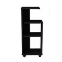 Ver imagem 1 de Mesa Lateral Para Telefone Em Mdf Preto [F031]