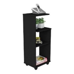 Mesa Lateral Para Telefone Em Mdf Preto [F031] - 2