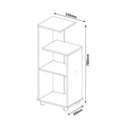 Mesa Lateral Para Telefone Em Mdf Preto [F031] - 6