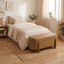 Ver imagem 5 de Puff Recamier Organico Imperial 100 cm Corino Whisky Impo