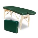 Ver imagem 1 de Maca Portátil Profissional 65cm C/regulagem de Altura - 350kg - Barelle Verde-escuro