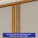 Ver imagem 7 de Guarda Roupa Casal Grande MDF 6 Portas Palazzo - Arbo Design