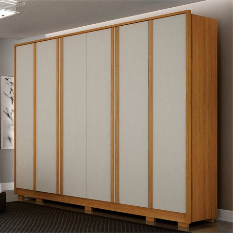 Guarda Roupa Casal Grande MDF 6 Portas Palazzo - Arbo Design