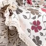 Manta para Sofá Estampada Marrom Florence 1,50m x 1,50m + 3 Almofadas Decorativas 45cm x 45cm com re - 4