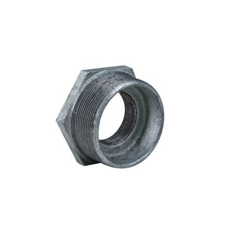 Bucha de Redução Galvanizado - 2.1/2 . X 1.1/4. Bucha Redução Metal Galvanizado - 2.1/2 X 1.1/4 Tupy