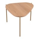 Ver imagem 2 de Mesa de Centro Alta Base Dourada - Hanover