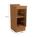 Ver imagem 3 de Balcão de Cozinha 40 Cm Mônica 1 Porta Canela - Kappesberg