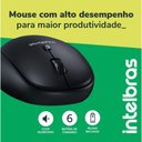 Ver imagem 2 de Mouse Intelbras Msi200 sem Fio - 4290024 Preto Bivolt