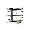 Ver imagem 5 de Treliche de Madeira de Eucalipto Super Resistente 5 X 9 Preto - Móveis Britz