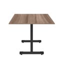 Ver imagem 5 de Mesa de Reunião 200cm para Escritório com Pés Tubulares em Aço Linha P15