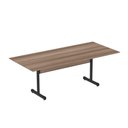 Ver imagem 1 de Mesa de Reunião 200cm para Escritório com Pés Tubulares em Aço Linha P15
