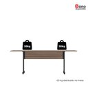 Ver mais imagens de Mesa de Reunião 200cm para Escritório com Pés Tubulares em Aço Linha P15