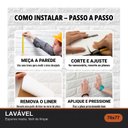 Ver imagem 5 de Papel de Parede 3D Tijolinho Autoadesivo 70x77 Espuma Alto Relevo Lavável sem Obra - Kit 20 Placas
