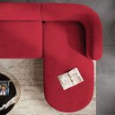 Ver imagem 6 de Sofá Modular Sala de Estar Decoração Luxo 265cm Lado Esquerdo Suede Celinne Luxuoso Yescasa