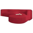 Ver imagem 7 de Sofá Modular Sala de Estar Decoração Luxo 265cm Lado Esquerdo Suede Celinne Luxuoso Yescasa