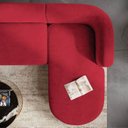 Ver imagem 6 de Sofá Modular Sala de Estar Decoração Luxo 265cm Lado Esquerdo Suede Celinne Luxuoso