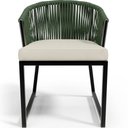 Ver imagem 6 de Kit 06 Cadeiras Decorativas para Área Gourmet Cozinha Corda Náutica Bethari D04 Verde - Lyam Decor