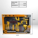 Ver imagem 6 de Kit Ferramentas Carpinteiro Marcineiro Encanador Brinquedo