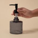 Ver imagem 4 de Porta Sabonete Liquido de Vidro Retrô Banheiro - Oikos