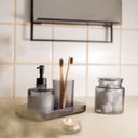 Ver imagem 5 de Porta Sabonete Liquido de Vidro Retrô Banheiro - Oikos