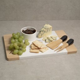JOGO DE UTENSÍLIOS PARA QUEIJO DE BAMBU 2PCS PRETO - OIKOS - 6