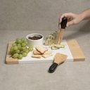 Ver imagem 7 de JOGO DE UTENSÍLIOS PARA QUEIJO DE BAMBU 2PCS PRETO - OIKOS