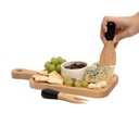 Ver imagem 5 de JOGO DE UTENSÍLIOS PARA QUEIJO DE BAMBU 2PCS PRETO - OIKOS