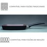 Grill com Fundo de Indução 2,4 Litros 26 Cm Preta Brinox - 4