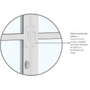 Ver imagem 5 de Porta de Correr Alumínio com Divisão Central Alumifit 4 Folhas Sasazaki 216 x 200 x 6,6cm