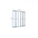 Ver imagem 4 de Porta de Correr Alumínio com Divisão Central Alumifit 4 Folhas Sasazaki 216 x 200 x 6,6cm