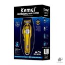 Ver imagem 1 de Máquina Cortar Cabelo Barba Profissional Kemei Km 1986