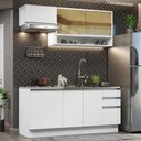 Ver imagem 1 de Cozinha Completa 180008 Com Armário E Balcão Branco Branco