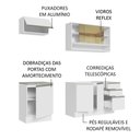 Ver mais imagens de Cozinha Completa 180008 Com Armário E Balcão Branco Branco