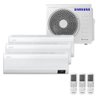 Ar Condicionado Multi Tri Split Samsung Wind Free 28000 Btus (3x12000) Q/f Inverter 220v - 1