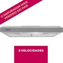 Ver imagem 6 de Depurador Slim Suggar Dps161pr 60cm 3 Velocidades Prata 127v