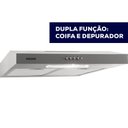 Ver imagem 4 de Depurador Slim Suggar Dps161pr 60cm 3 Velocidades Prata 127v