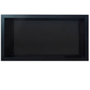 Ver imagem 2 de Nicho de Porcelanato Preto Polido para Banheiro Shampoo 60x32cm