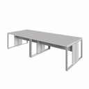 Ver imagem 3 de Plataforma de Trabalho 4 Pessoas 3,00m X 1,20m Pés Metal F5 Cor:cinza