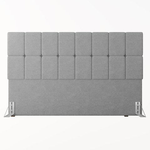 Cabeceira King 192cm Boucle Estofada Design Moderno para Quarto Linea