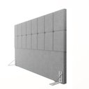 Ver imagem 6 de Cabeceira King 192cm Boucle Estofada Design Moderno para Quarto Linea