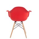 Ver imagem 5 de Kit 2 Poltronas Decorativas Charles Eames Eiffel 132pp Vermelho