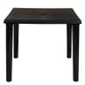 Mesa Plastica Quadrada Desmontavel Mor Preta - 2