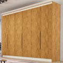 Ver imagem 1 de Guarda-Roupa Casal Oslo 6 Portas 6 Gavetas 100% Mdf Peroba - Mademarques