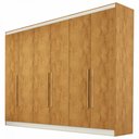 Ver imagem 2 de Guarda-Roupa Casal Oslo 6 Portas 6 Gavetas 100% Mdf Peroba - Mademarques