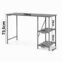 Ver imagem 2 de Mesa Star 110 Industrial com Cadeira Saarinen