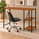 Ver imagem 1 de Mesa Star 110 Industrial com Cadeira Saarinen