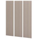 Ver imagem 3 de Painel Ripado de Madeira para Sala Quarto 134x183cm Bairon D03 Fendi - Lyam Decor