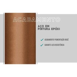 Kit 2 Cadeiras Sala Jantar Lux 1741 Aço 2 Uni Rose/linho Areia/courano Caramelo - Carraro - 7