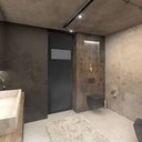 Ver imagem 2 de Porta de Alumínio para Sauna 60x190cm Abertura Esquerda Kazan Preto