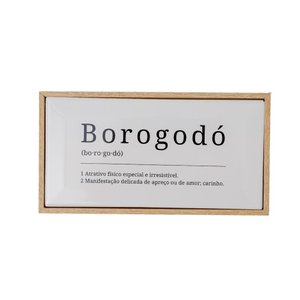 Quadro Azulejo Borogodó